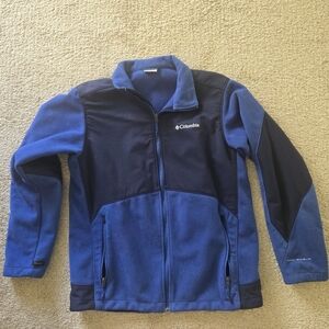 Columbia Two-Tone Blue Fleece Jacket